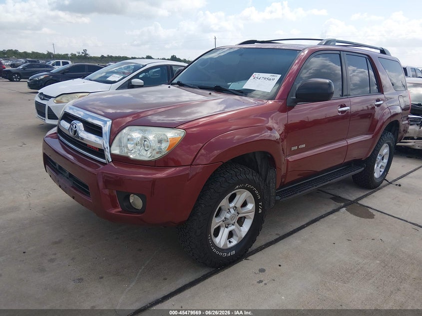 2007 Toyota 4Runner, Удар сзади, IAAI, VIN JTEBU14R478088554 — фото 2