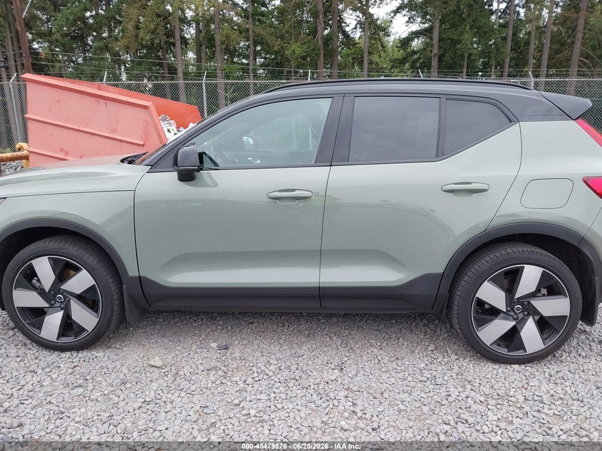 2023 Volvo Xc40 Recharge Pure Electric Twin Ultimate VIN: YV4ED3UMXP2038792 Lot: 45479576