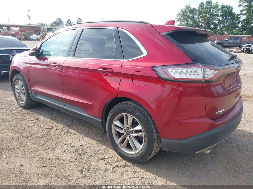 Vin: 2fmtk4j86fbb39894, lot: 45977805, ford edge sel 20153