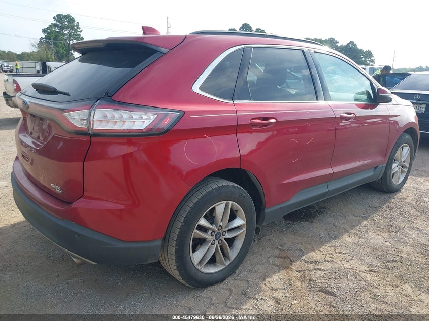 Vin: 2fmtk4j86fbb39894, lot: 45977805, ford edge sel 20154