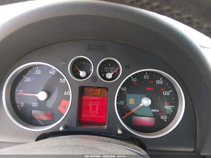 2001 Audi Tt VIN: TRUUT28N111036706 Lot: 45479654