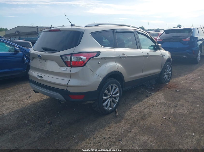 Vin: 1fmcu0jd0hue83766, lot: 45977877, ford escape titanium 20174