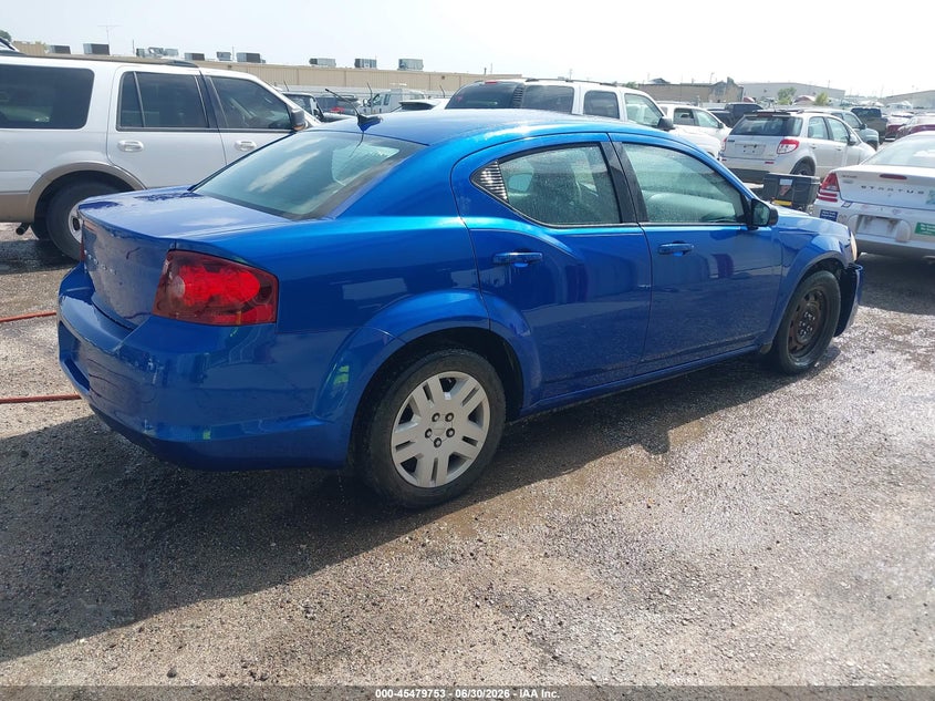 2014 DODGE AVENGER auction photo 4