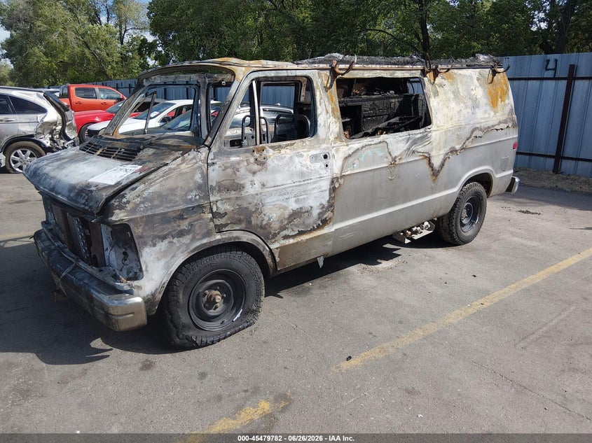 1990 DODGE RAM VAN auction photo 2