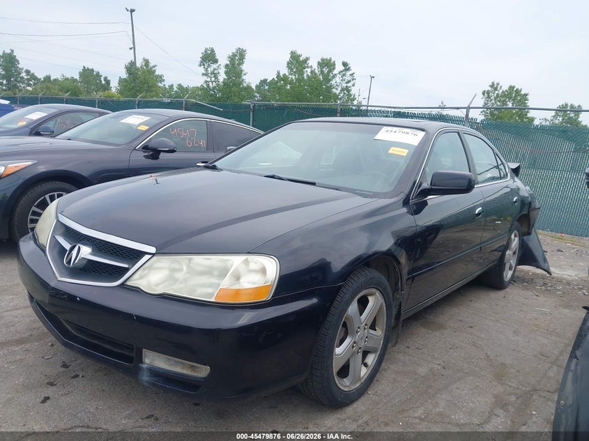 2003 Acura TL, Rear, IAAI, VIN 19UUA56863A000643 — photo 2