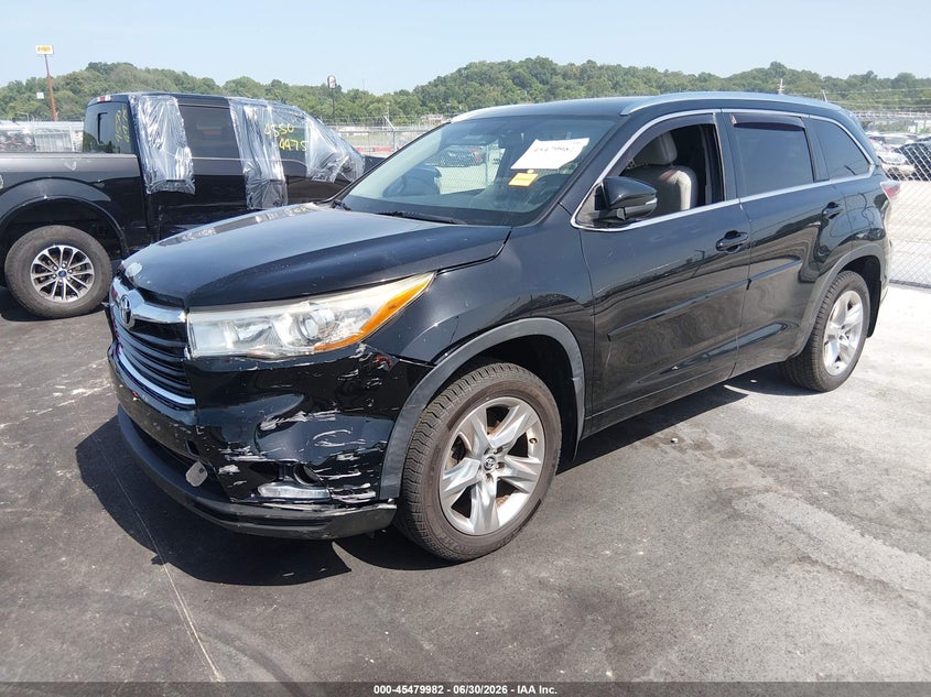 Vin: 5tddkrfh5gs334951, lot: 45978157, toyota highlander limited v6 20162