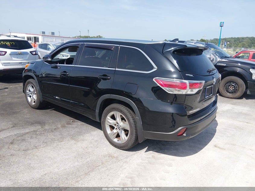 Vin: 5tddkrfh5gs334951, lot: 45978157, toyota highlander limited v6 20163