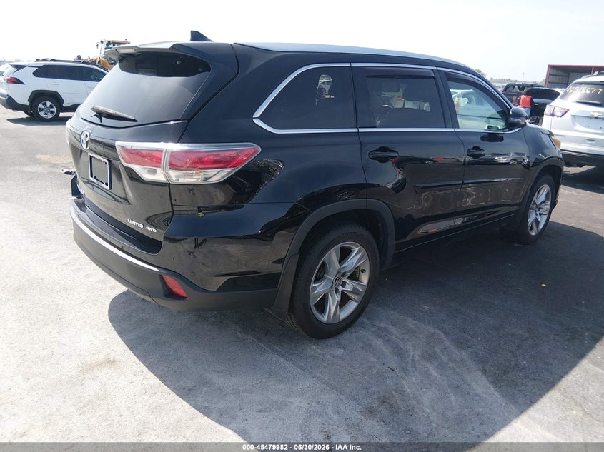 Vin: 5tddkrfh5gs334951, lot: 45978157, toyota highlander limited v6 20164