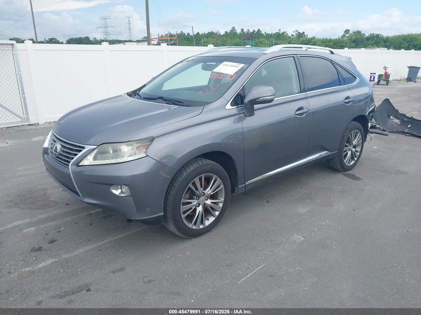 Vin: jtjbc1ba6d2052414, lot: 45978166, lexus rx 450h 20132