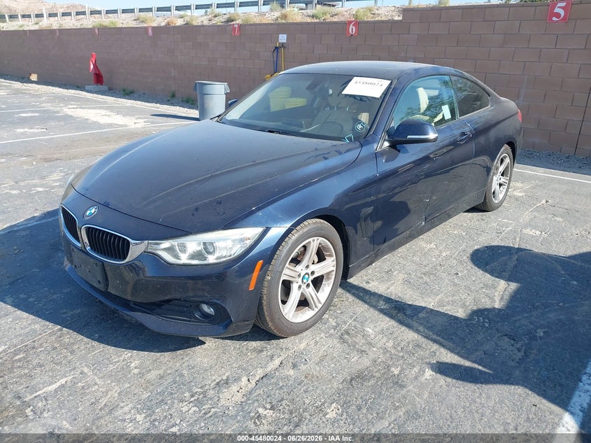 2015 BMW 4er, Left Side, IAAI, VIN WBA3N7C54FK225501 — photo 2