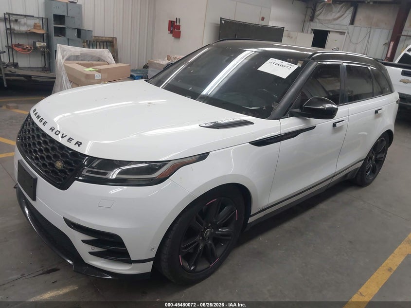 Vin: salyl2rv9ja749663, lot: 45978247, land rover range rover velar p380 se r-dynamic 20182