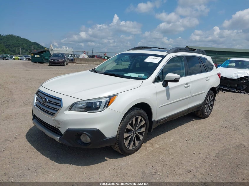 Vin: 4s4bsanc3h3422846, lot: 45978249, subaru outback 2.5i limited 20172