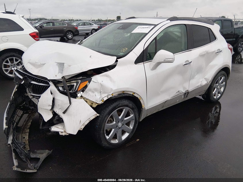 Vin: kl4cjdsb6hb085937, lot: 45978259, buick encore premium 20172