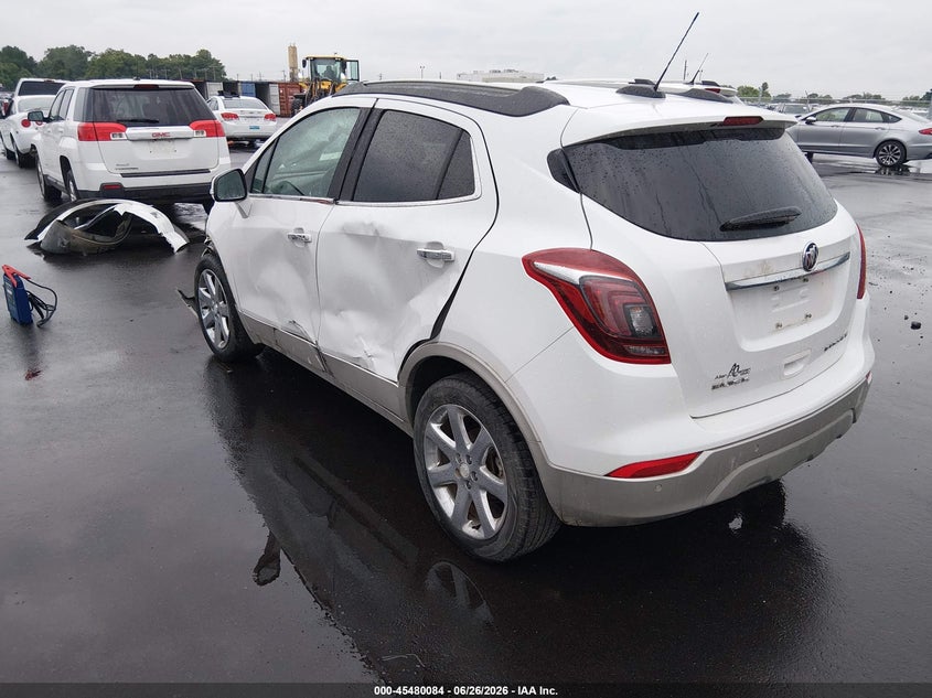Vin: kl4cjdsb6hb085937, lot: 45978259, buick encore premium 20173