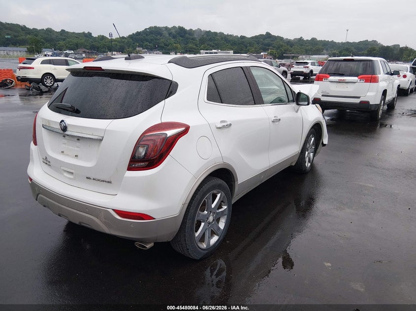 Vin: kl4cjdsb6hb085937, lot: 45978259, buick encore premium 20174