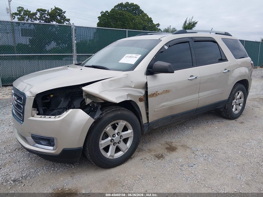 Vin: 1gkkvpkdxfj230199, lot: 45978331, gmc acadia sle-2 20152