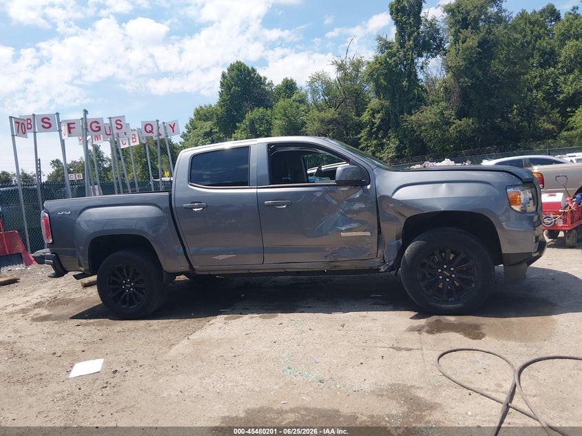 2022 GMC Canyon 4Wd Short Box Elevation VIN: 1GTG6CEN3N1316271 Lot: 45480201