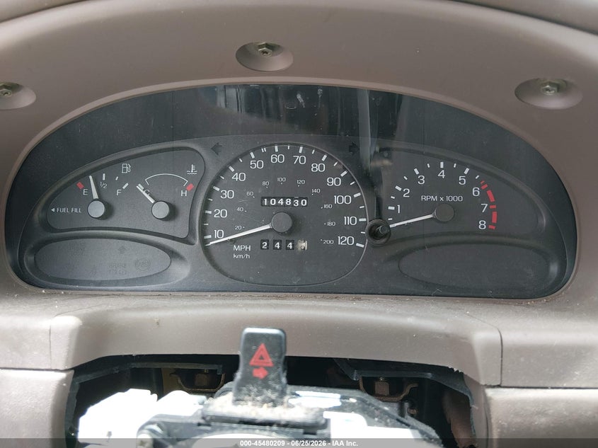 FORD ESCORT 1998 VIN 1FAFP13P5WW308099
