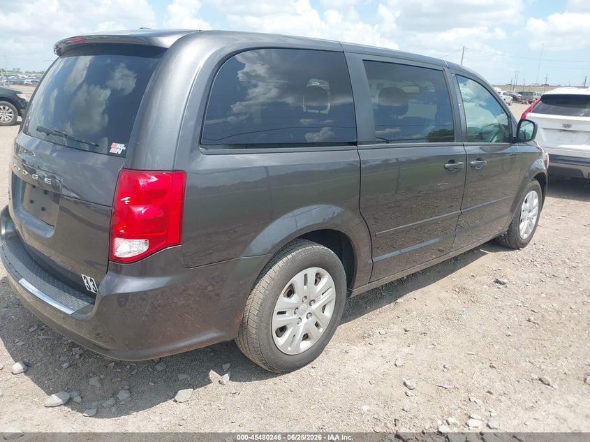 Vin: 2c4rdgbg1hr866354, lot: 45978421, dodge grand caravan se 20174