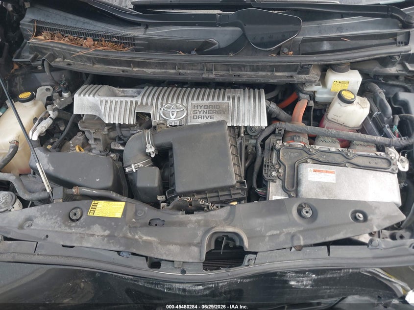 2012 TOYOTA PRIUS HATCHBACK 1.8L I-4 DOHC, VVT, 98HP