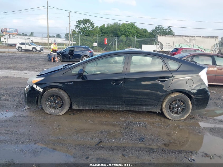 2012 TOYOTA PRIUS HATCHBACK 1.8L I-4 DOHC, VVT, 98HP