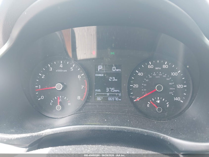 2021 KIA RIO auction photo 7