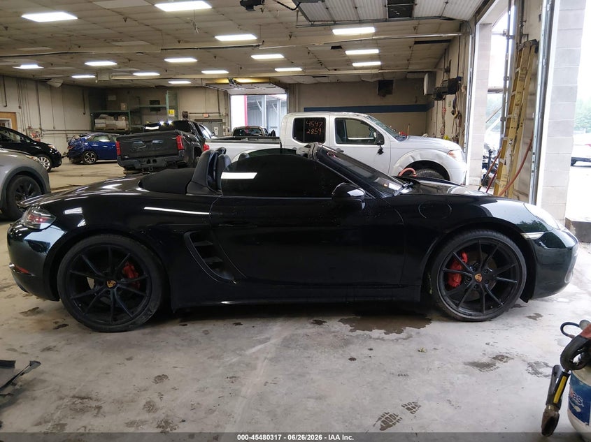 2018 Porsche 718 Boxster S VIN: WP0CB2A87JS228350 Lot: 45480317