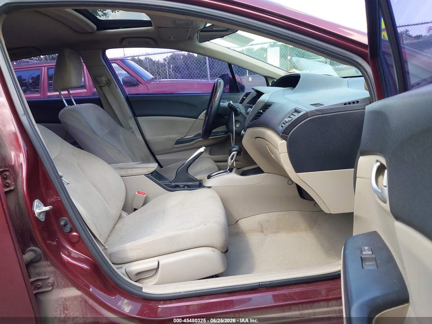 2012 HONDA CIVIC auction photo 5