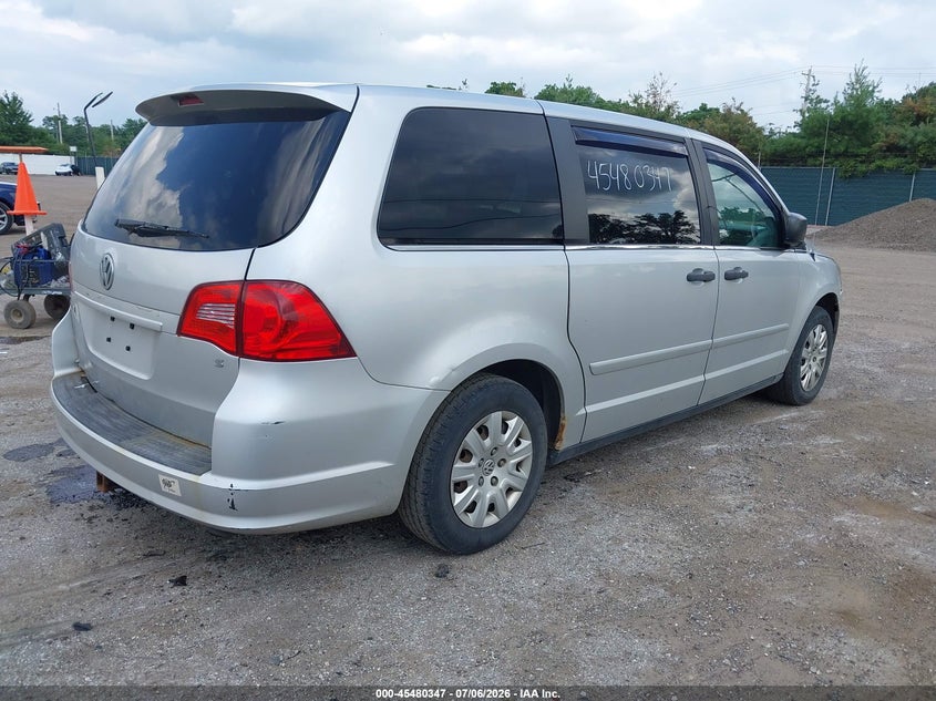 Vin: 2v4rw4dg8br738955, lot: 45978522, volkswagen routan s 20114
