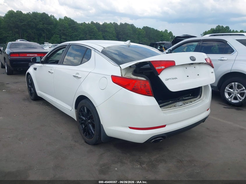 Vin: knagm4a71d5371910, lot: 45978532, kia optima lx 20133