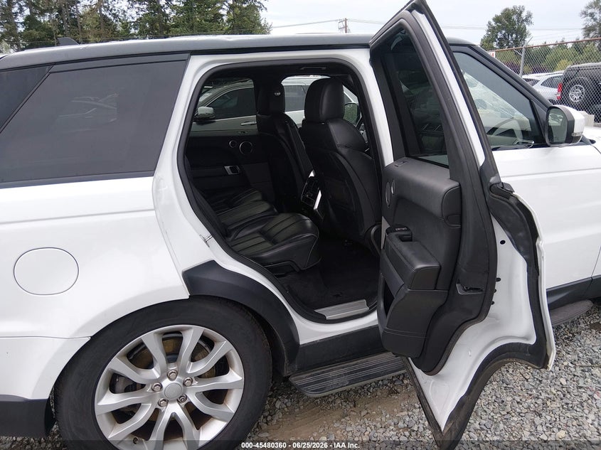 2016 Land Rover Range Rover Sport 3.0L V6 Supercharged Hse VIN: SALWR2PF8GA590712 Lot: 45480360