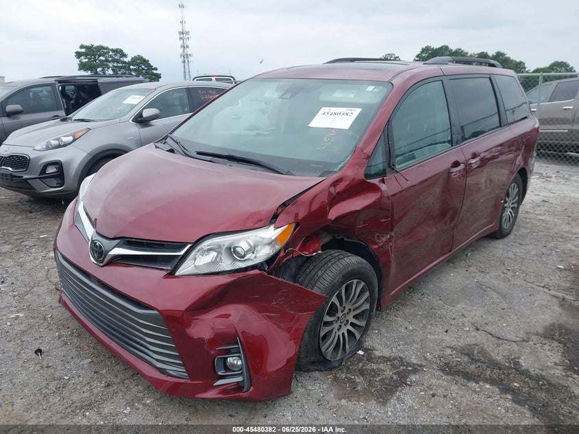 2019 Toyota Sienna, Лівий бік, IAAI, VIN 5TDYZ3DC4KS984896 — фото 2