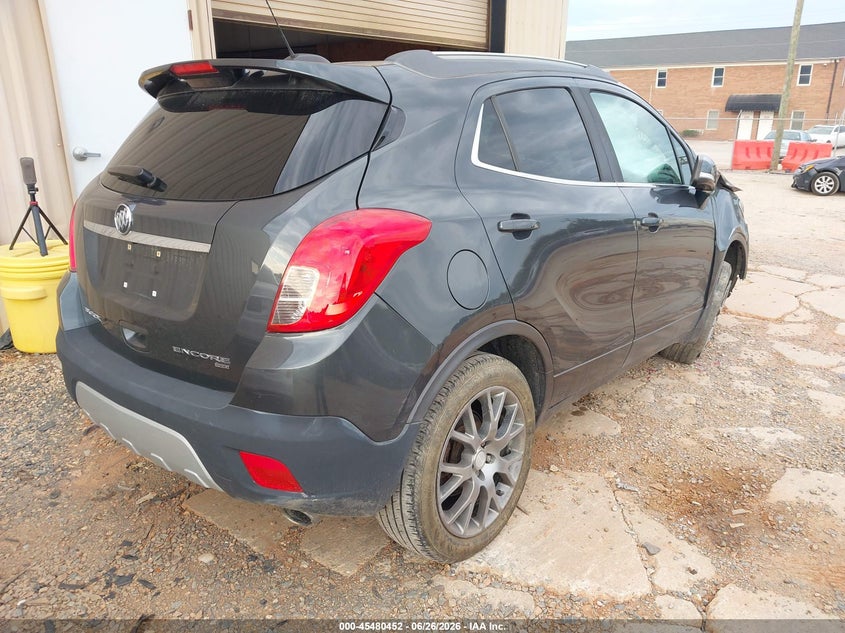Vin: kl4cj2sm3gb750216, lot: 45978627, buick encore sport touring 20164