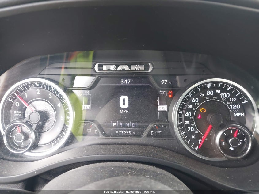 RAM 1500 2020 VIN 1C6SRFFT3LN175859