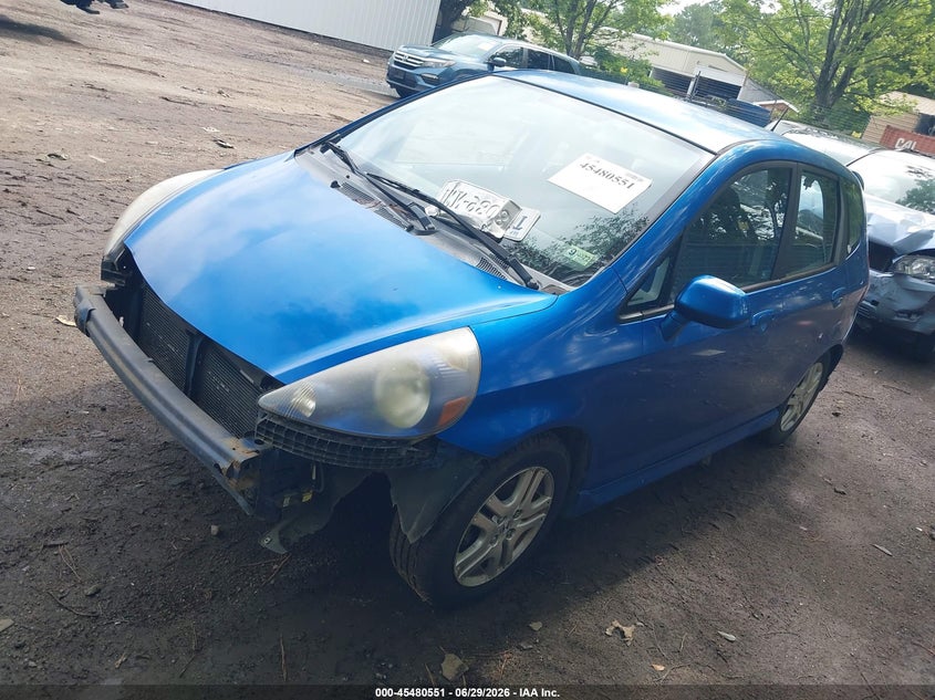 2007 Honda Fit Sport JHMGD37657S048718 photo 1