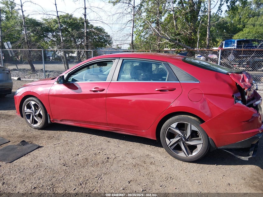 HYUNDAI ELANTRA 2021 VIN KMHLN4AG0MU168250
