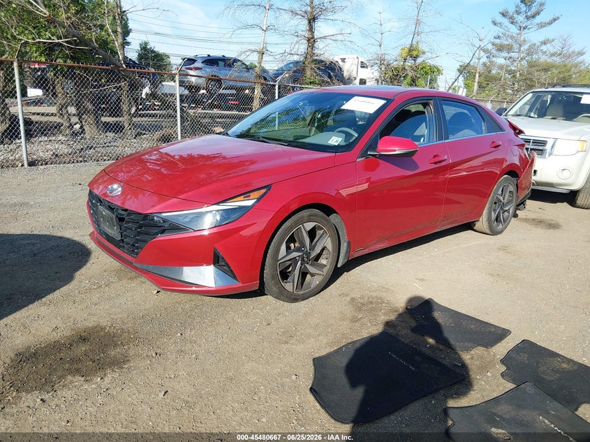 HYUNDAI ELANTRA 2021 VIN KMHLN4AG0MU168250