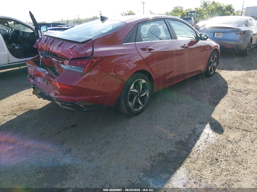 HYUNDAI ELANTRA 2021 VIN KMHLN4AG0MU168250