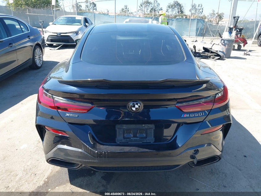 2019 BMW M850I xDrive VIN: WBABC4C5XKBU96217 Lot: 45480673