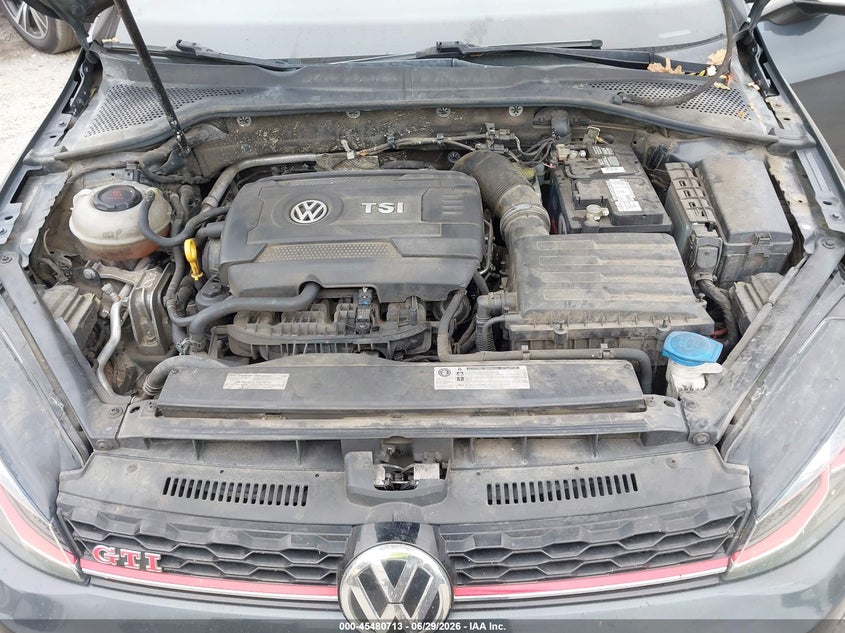 2019 Volkswagen Golf Gti 2.0T Autobahn/2.0T Rabbit Edition/2.0T S/2.0T Se VIN: 3VW6T7AU7KM036583 Lot: 45480713