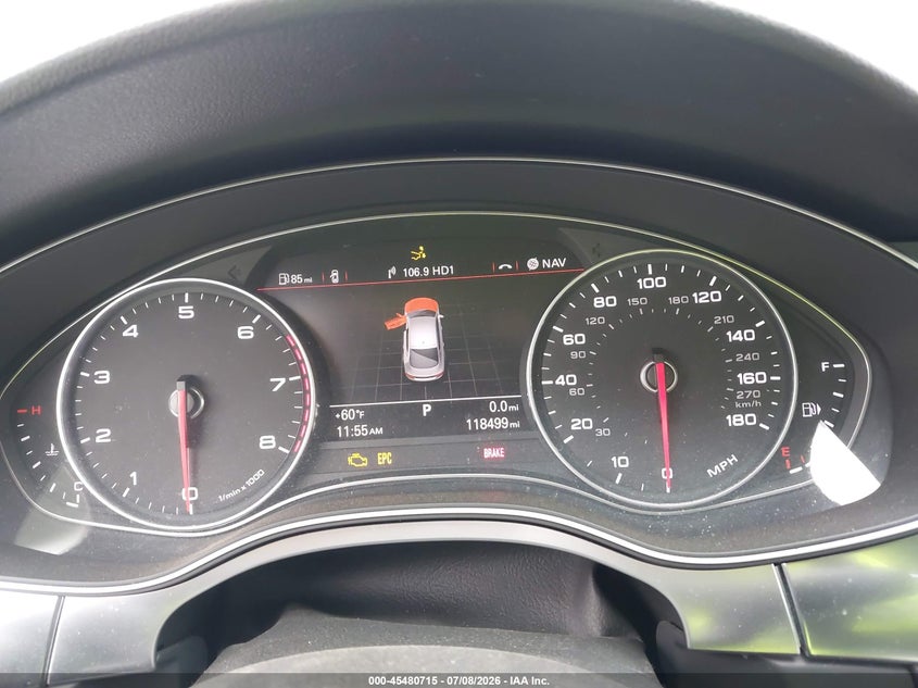 2012 Audi A7 3.0 Prestige VIN: WAUSGAFC4CN006402 Lot: 45480715
