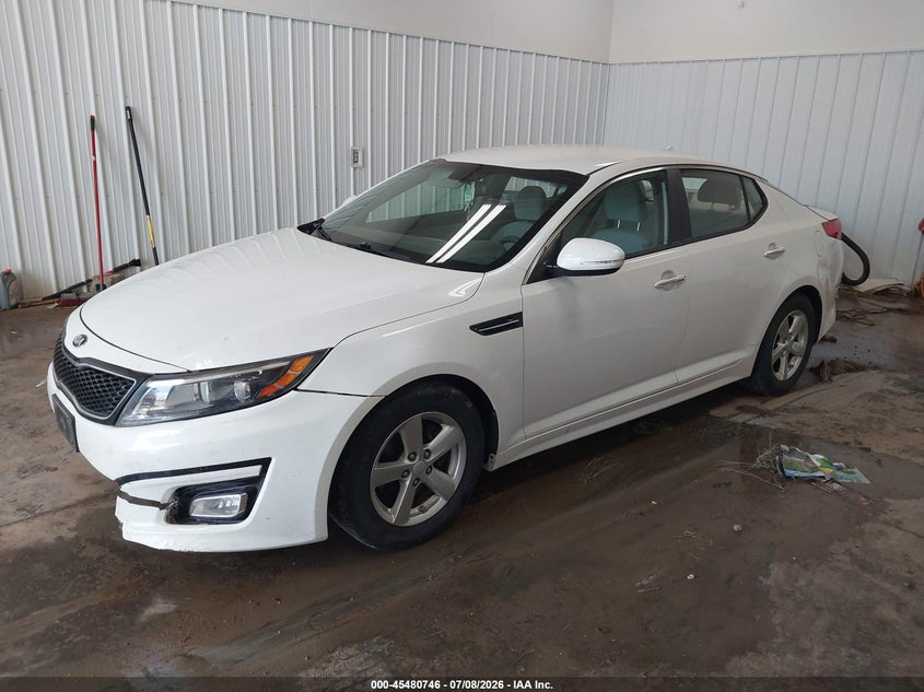 Vin: knagm4a79f5596790, lot: 45978921, kia optima lx 20152
