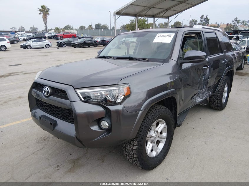 Vin: jtebu5jrxh5409432, lot: 45978963, toyota 4runner sr5 20172