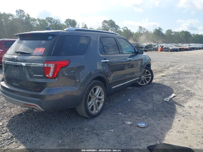 Vin: 1fm5k7f85ggc86088, lot: 45979036, ford explorer limited 20164