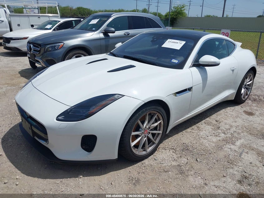 Vin: sajdd1gx3jck52325, lot: 45979050, jaguar f-type 296hp 20182