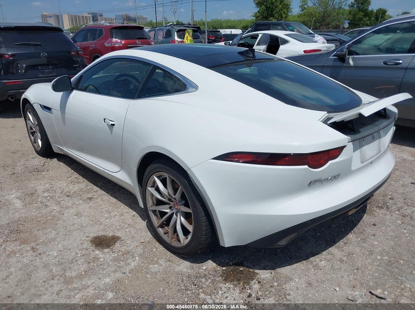 Vin: sajdd1gx3jck52325, lot: 45979050, jaguar f-type 296hp 20183