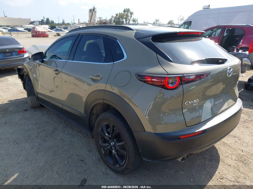 Vin: 3mvdmbxy5sm802071, lot: 45979108, mazda cx-30 2.5 carbon turbo 20253