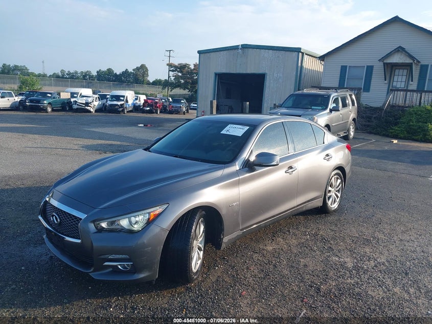 Vin: jn1av7ar3fm850477, lot: 45979175, infiniti q50 hybrid premium 20152
