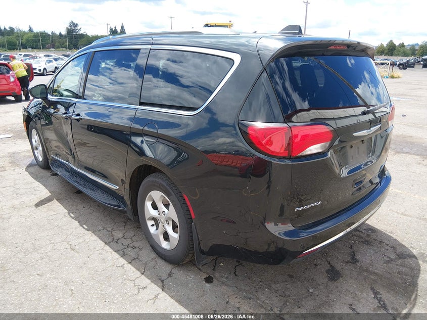 Vin: 2c4rc1l74jr169605, lot: 45979183, chrysler pacifica hybrid touring l 20183