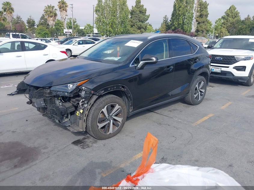 Vin: jtjdarbz1l5013004, lot: 45979187, lexus nx 300 20202